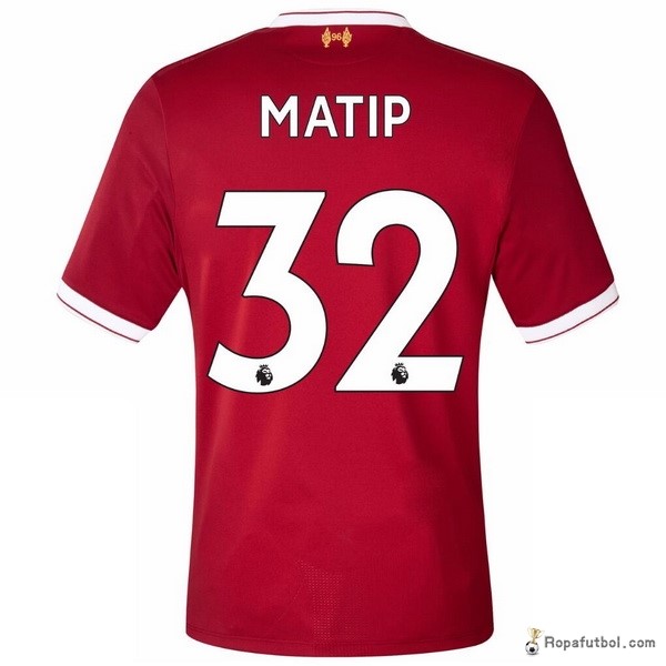 Camiseta Liverpool Replica Primera Ropa Matip 2017/18